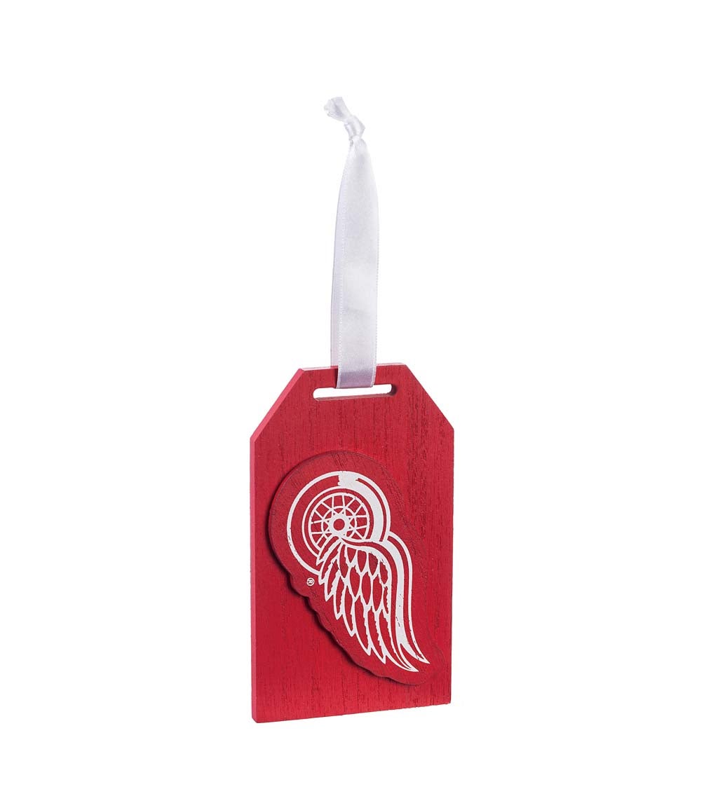 Detroit Red Wings Gift Tag Ornament