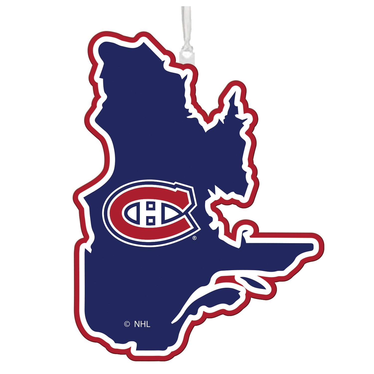 Montreal Canadiens State Fan Ornament
