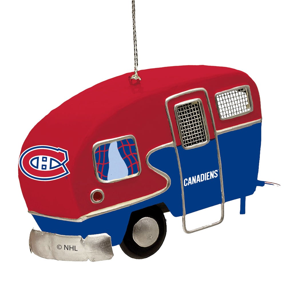 Montreal Canadiens Set of 6 Light Up Ball Christmas Ornaments