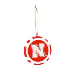 University of Nebraska Game Chip Ornament