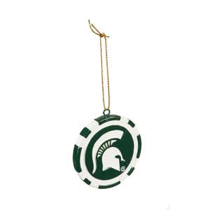 Michigan State University Game Chip Ornament
