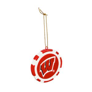 University of Wisconsin-Madison Game Chip Ornament