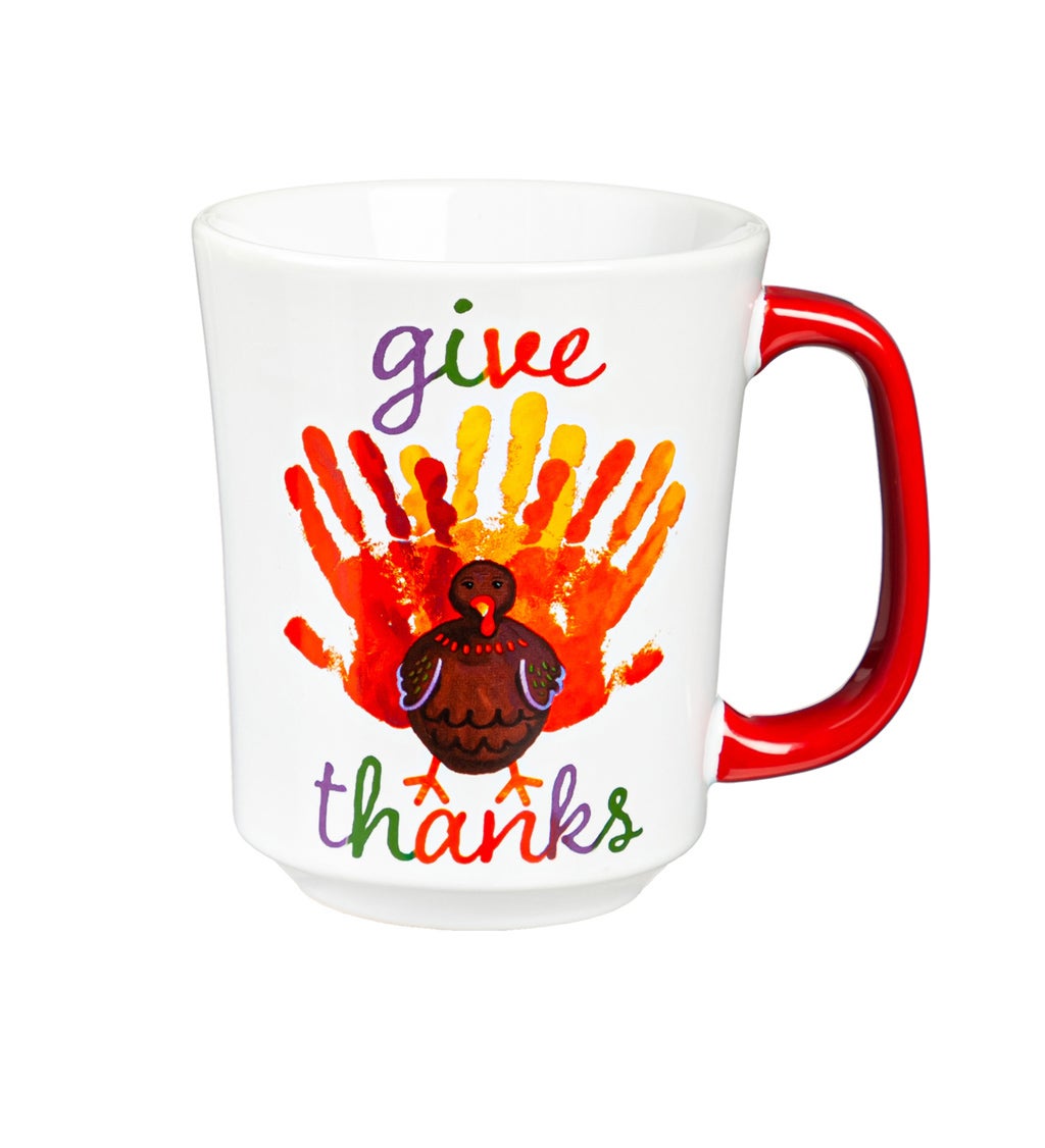 Cup of Awesome, 14 Oz, Turkey Handprint
