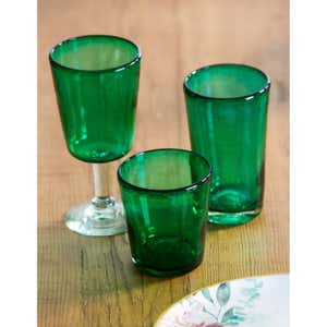 Marcel Emerald 10 OZ Recycled Glass Tumbler