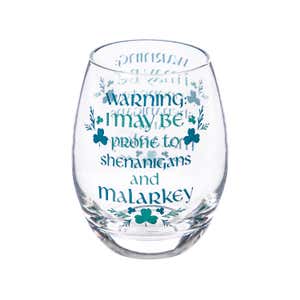 Celtic Memories Stemless Wine Glass
