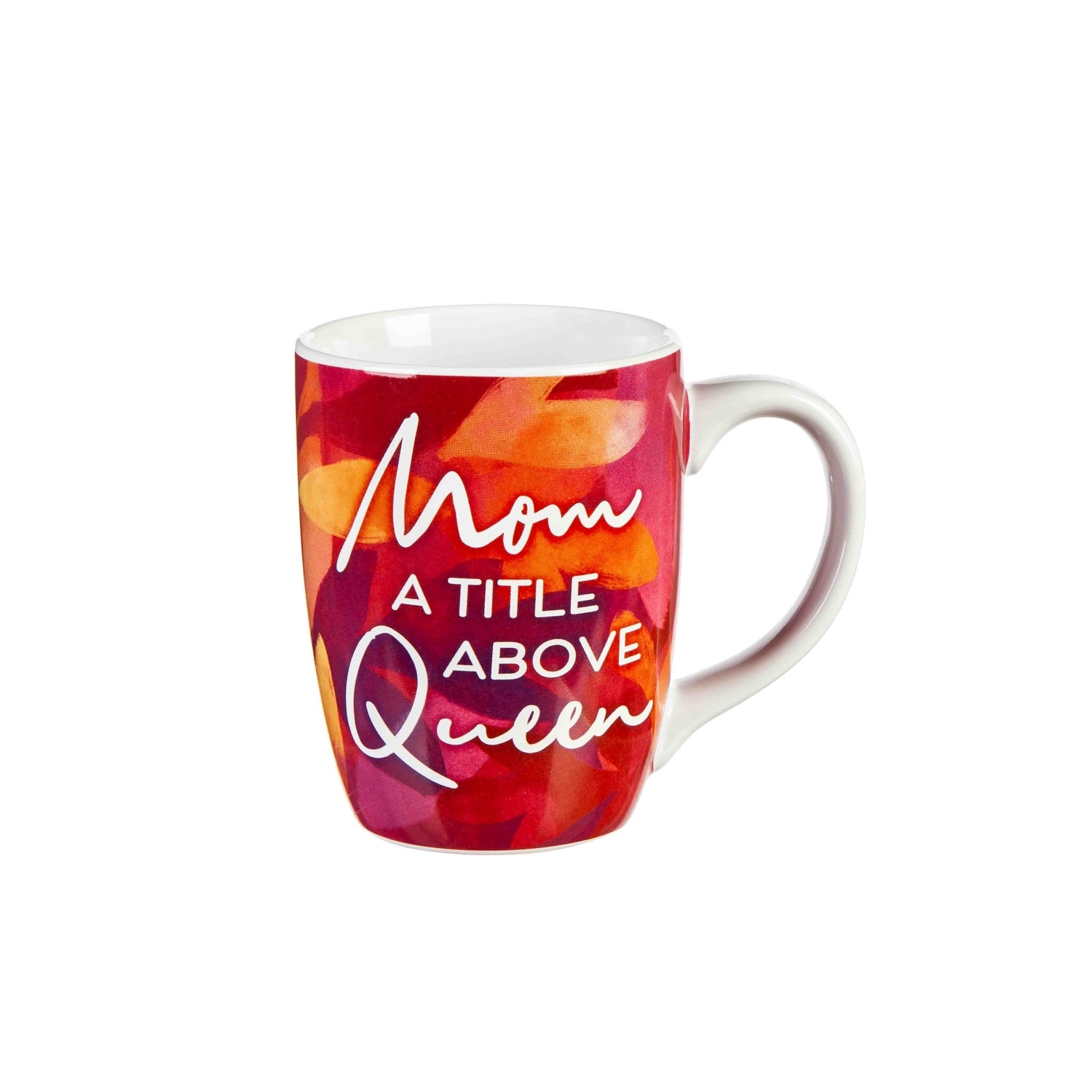 Mom A Title Above Queen, 14 oz. Ceramic Cup with Box