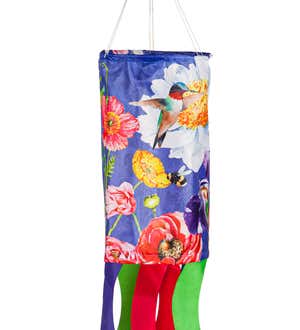 English Garden Florals Sublimated Windsock