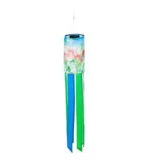 Cheerful Floral Solar Motion Windsock