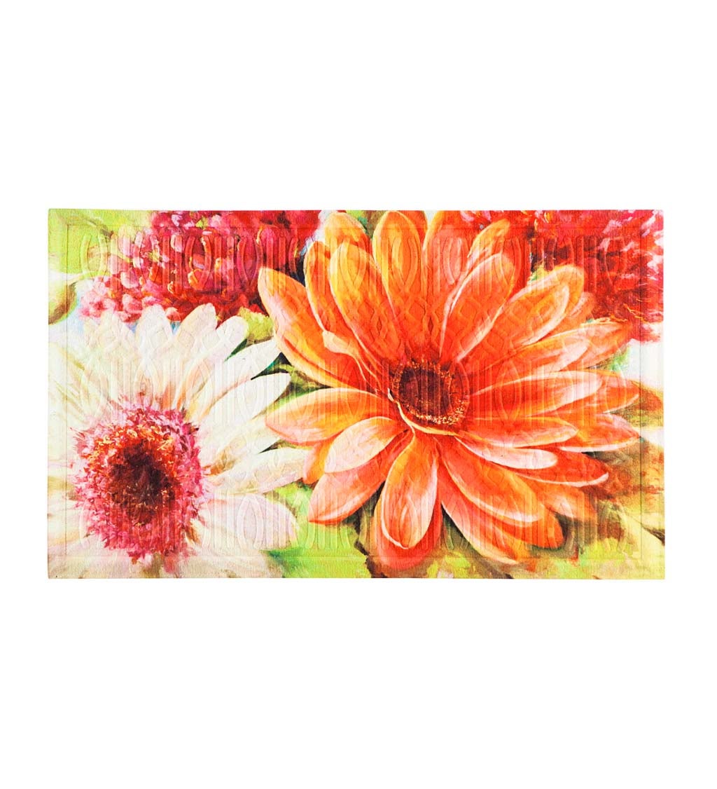 Floral Tango Embossed Floor Mat