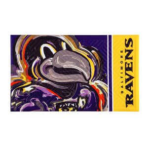 Baltimore Ravens Embossed Floor Mat , 30" x 18"