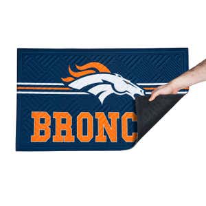 Denver Broncos Embossed Floor Mat, 30" x 18"