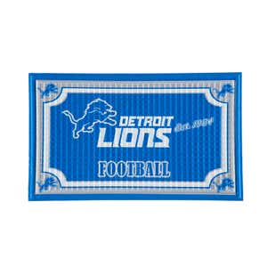 Detroit Lions Embossed Floor Mat, 30" x 18"