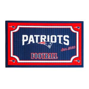 New England Patriots Embossed Floor Mat, 30" x 18"