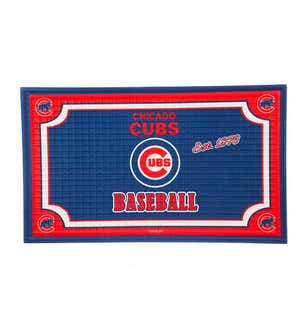 Chicago Cubs Embossed Floor Mat, 30" x 18"