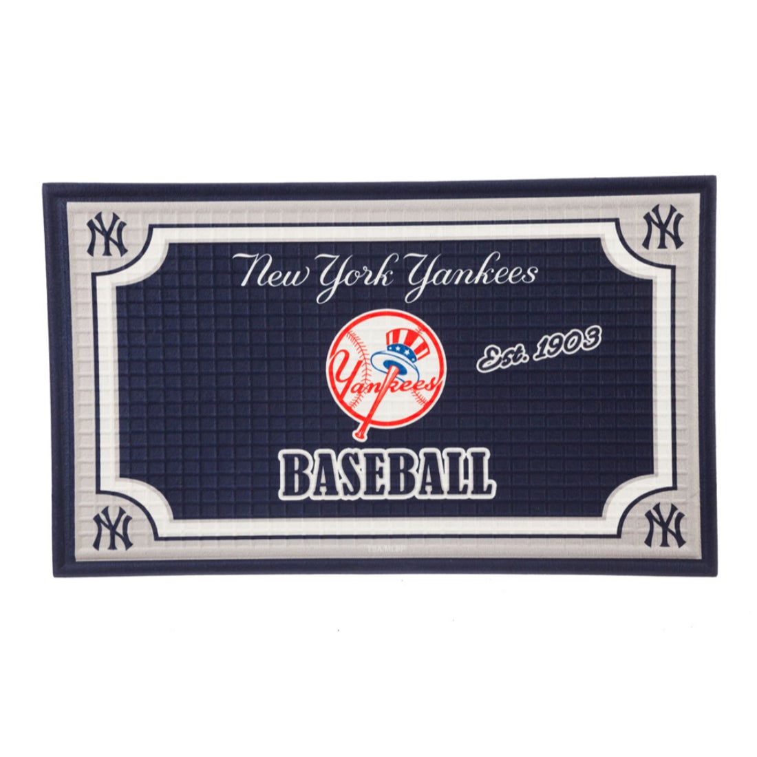 New York Yankees Embossed Floor Mat, 30" x 18"