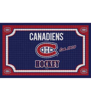 Montreal Canadiens Embossed Floor Mat, 30" x 18"