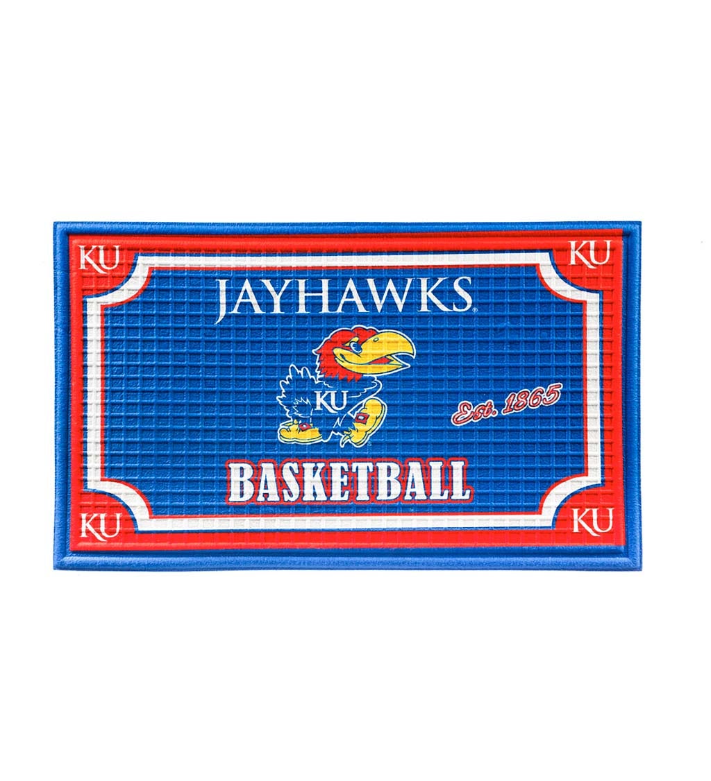 Kansas Jayhawks Embossed Floor Mat