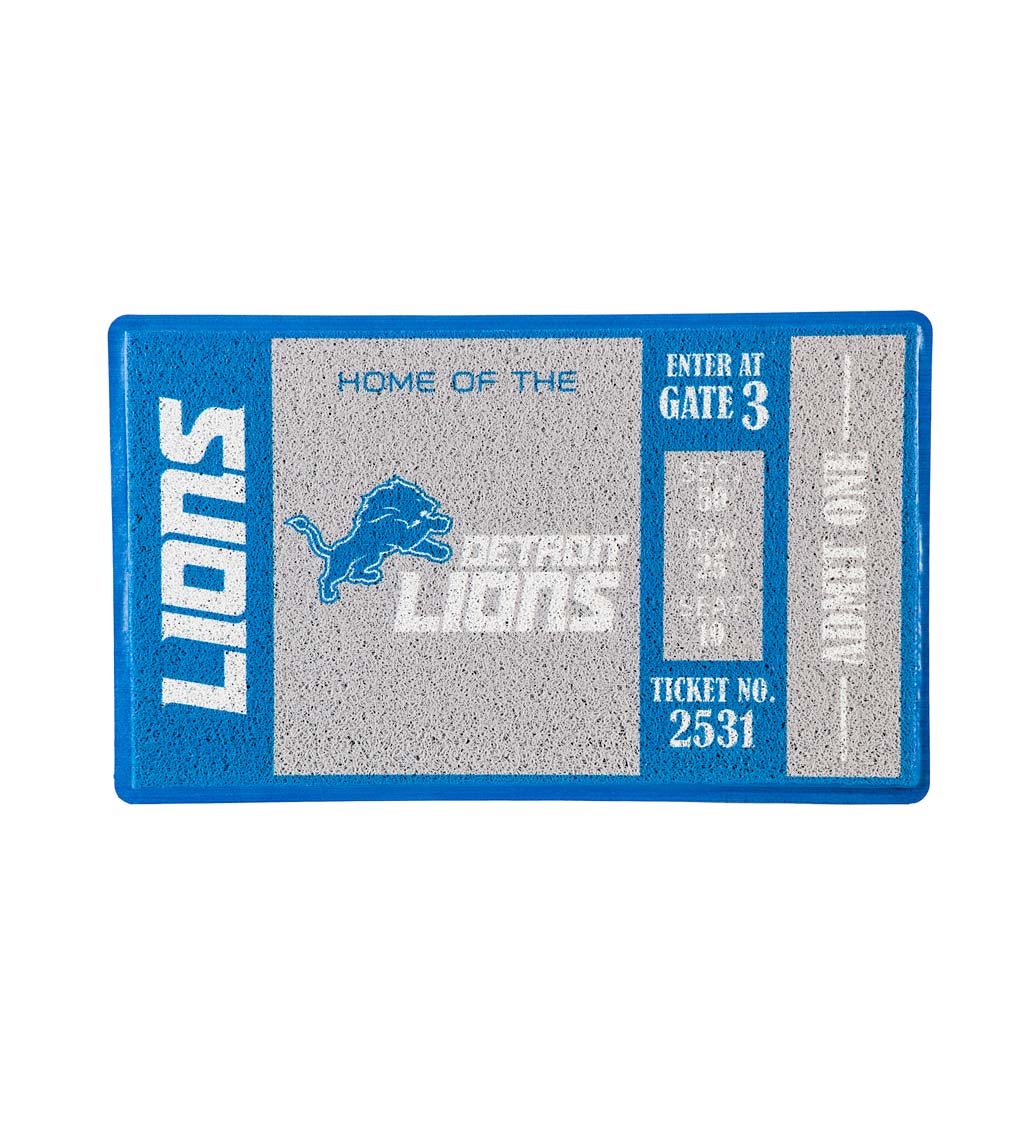 Detroit Lions Turf Mat, 30" x 18"