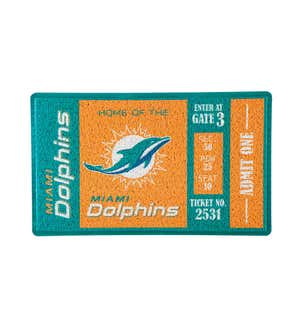 Miami Dolphins Turf Mat, 30" x 18"