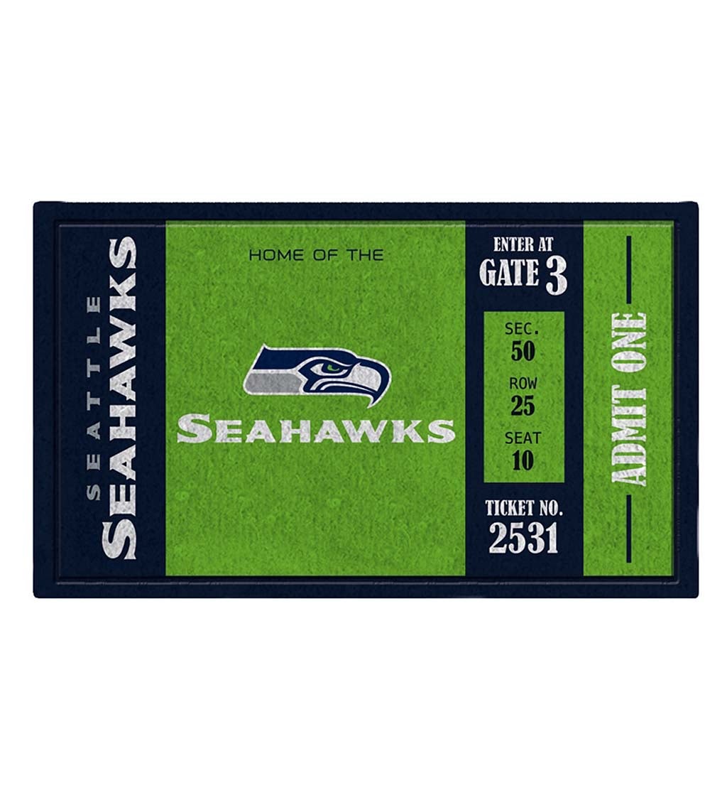 Seattle Seahawks Turf Mat, 30" x 18"