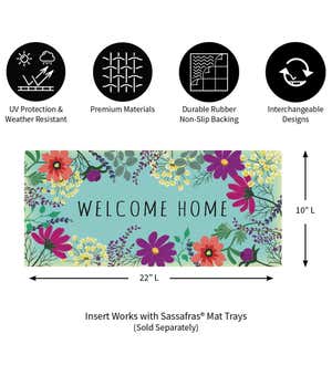 Wild Flowers Welcome Sassafras Switch Mat