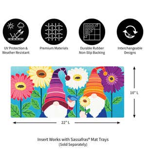 Garden Gnomes Sassafras Switch Mat, 22" x 10"