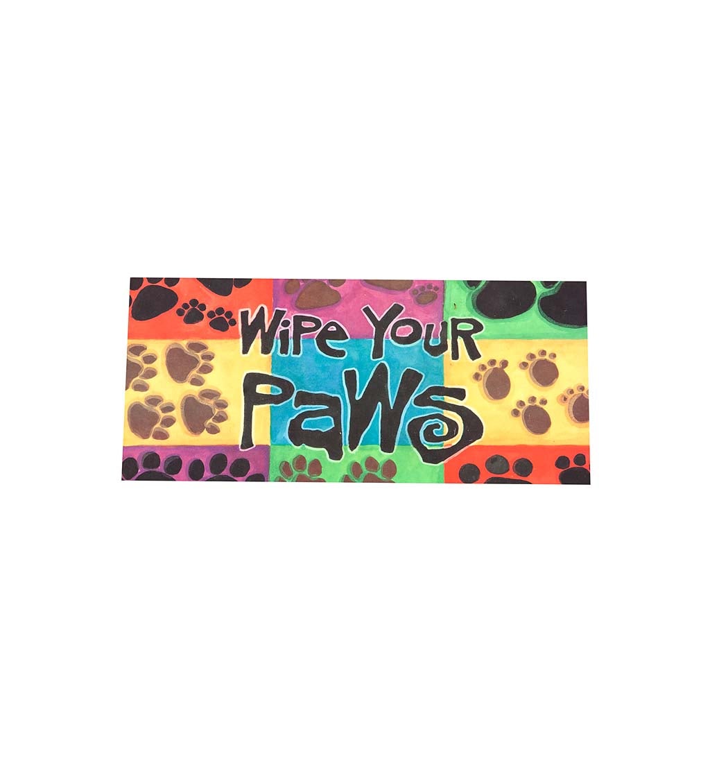 Wipe Your Paws Colorful Sassafras Switch Mat, 22" x 10"