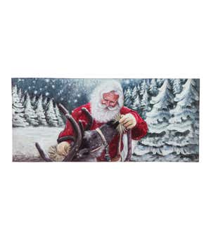 Santa and His Reindeer Sassafras Switch Mat