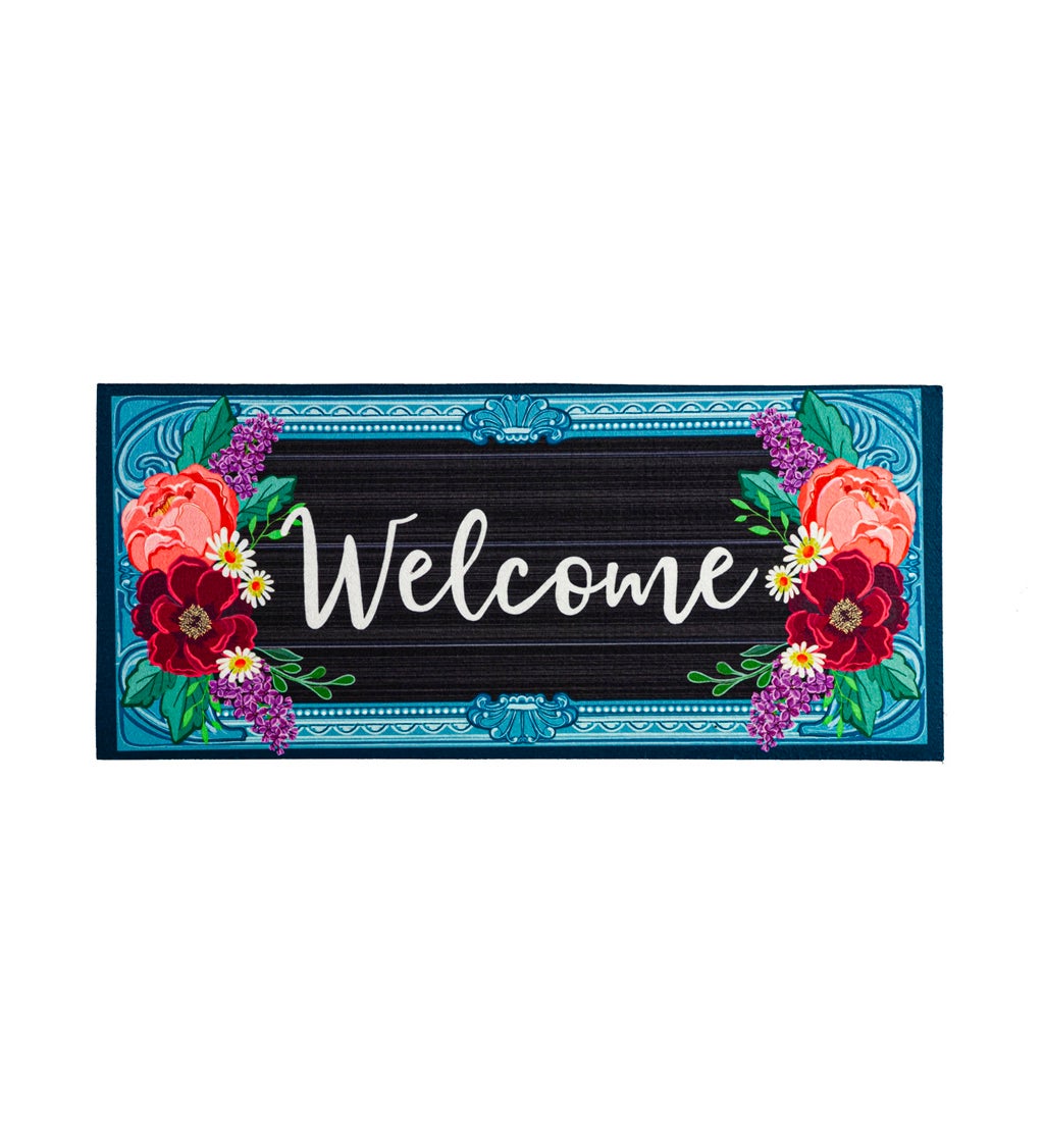 Spring Floral Frame Sassafras Switch Mat