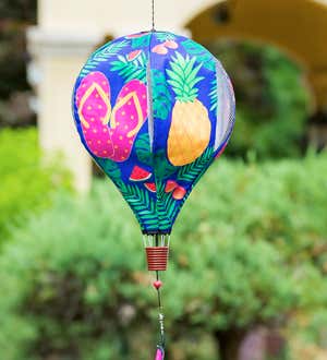 Welcome Summer Burlap Balloon Spinner
