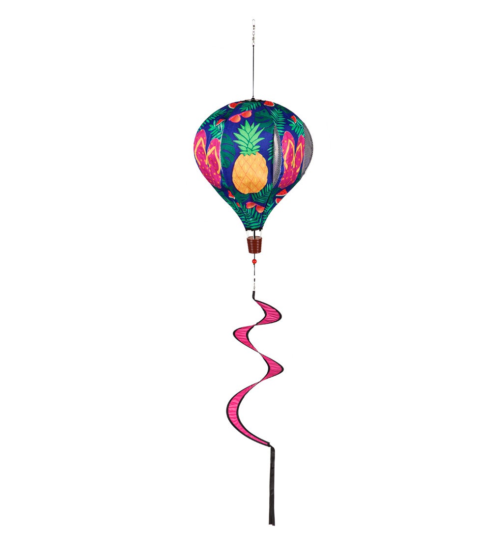 Welcome Summer Burlap Balloon Spinner