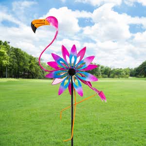 Flamingo Kinetic Wind Spinner