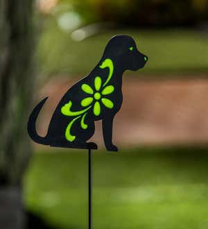 Glow in the Dark Dog Garden Stake