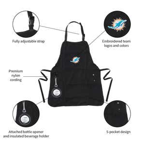 Miami Dolphins Grilling Apron