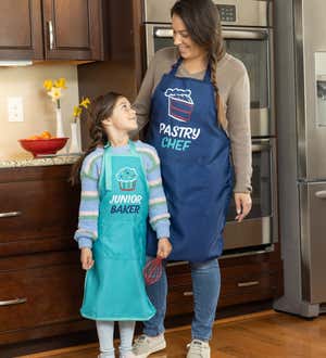 Mommy&Me Apron Set of 2, Pastry Chef&Junior Baker