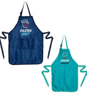 Mommy&Me Apron Set of 2, Pastry Chef&Junior Baker