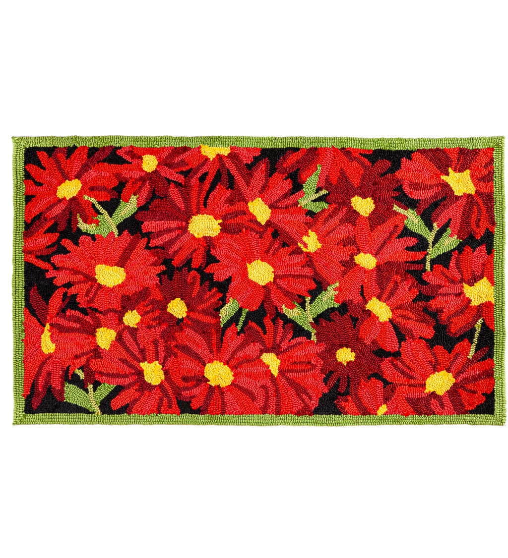 Hooked Rug, Floral