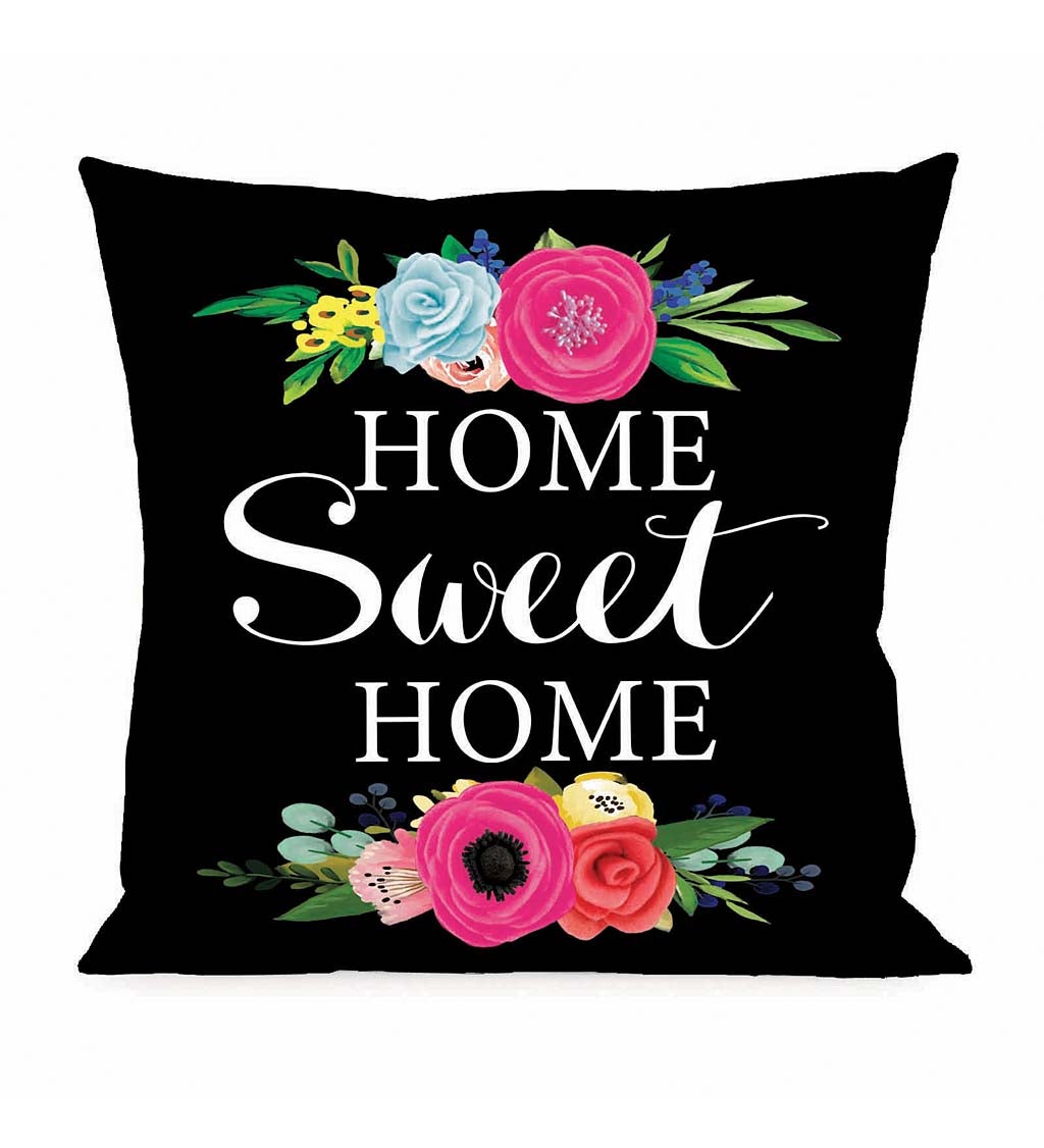 Floral Home Sweet Home Interchangeable Pillow Cover