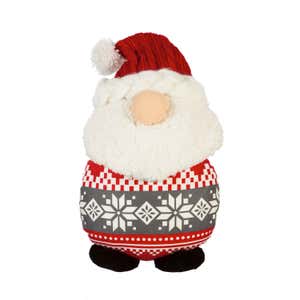 Gnome Shaped Pillow with Snowflake Sweater