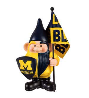University Of Michigan Flag Holder Gnome