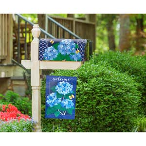 Hydrangea Blossoms Mailbox Cover