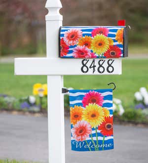 Spring Gerbera Bouquet Mailbox Cover