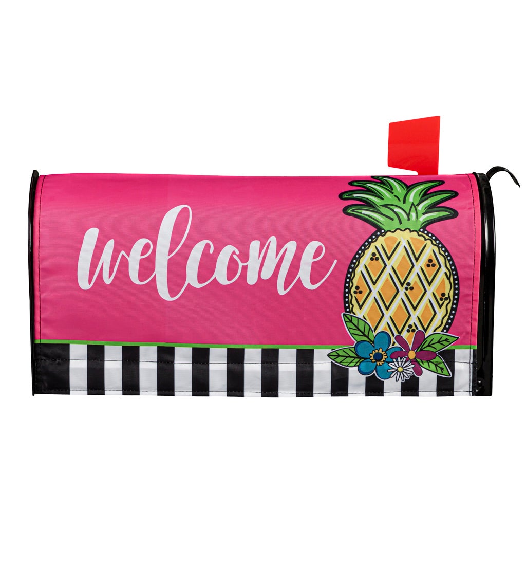 Bright Pineapple Mailbox Cover Mailbox Cover