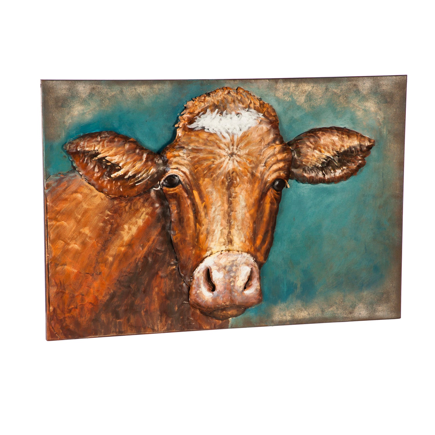 Handcrafted Cow 3D Metal Wall décor