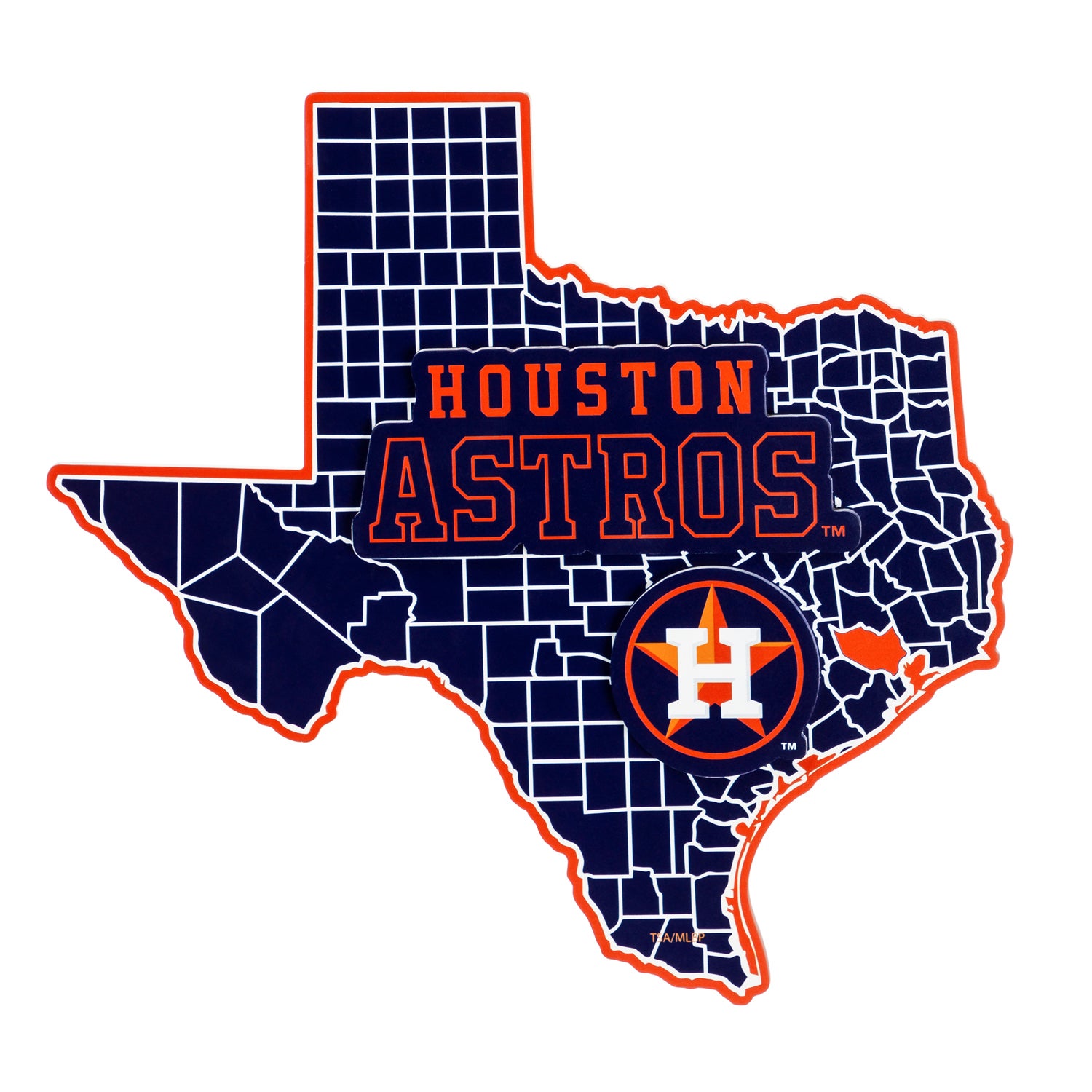 State Shape Wall Décor, Houston Astros