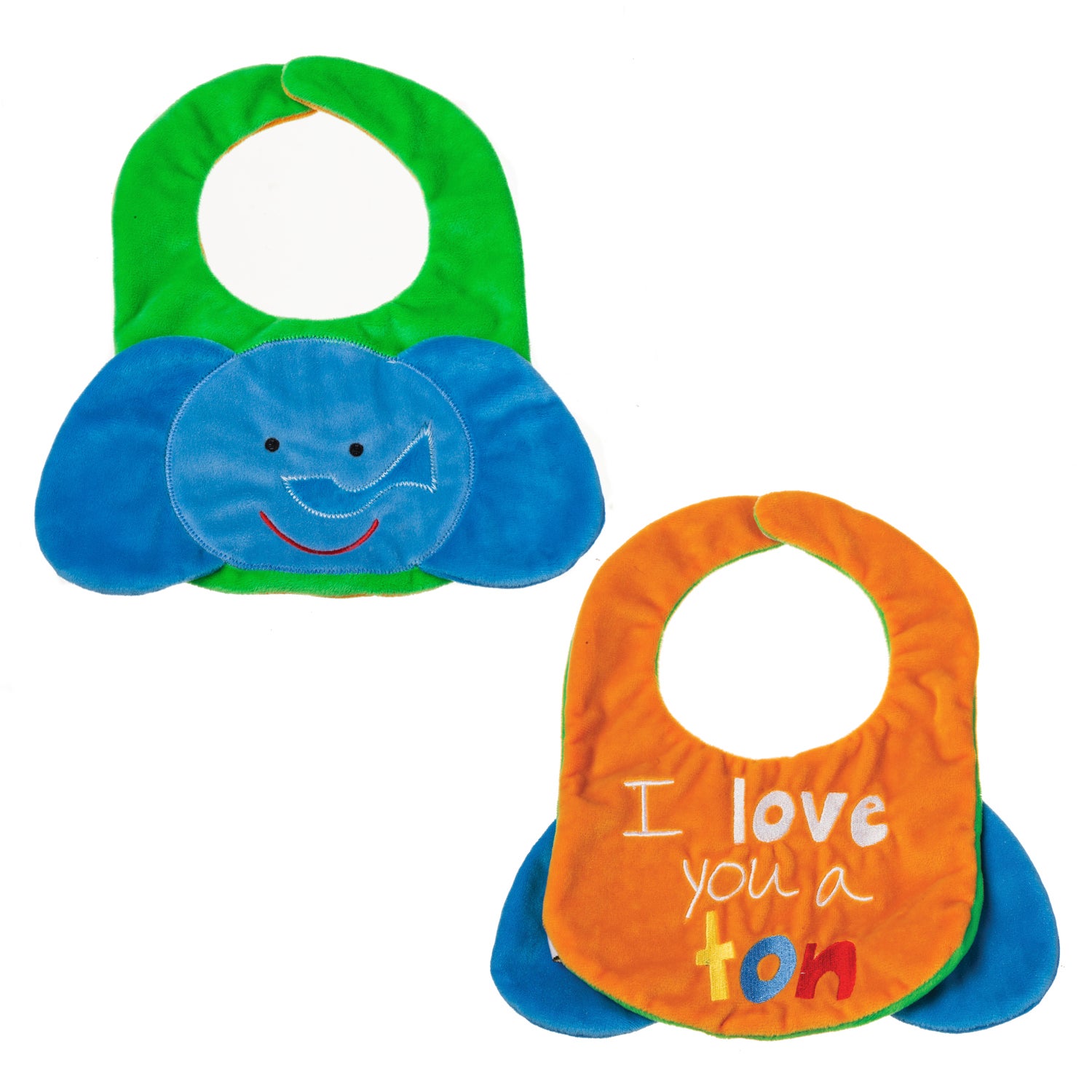 Elly the Elephant Reversible Bib