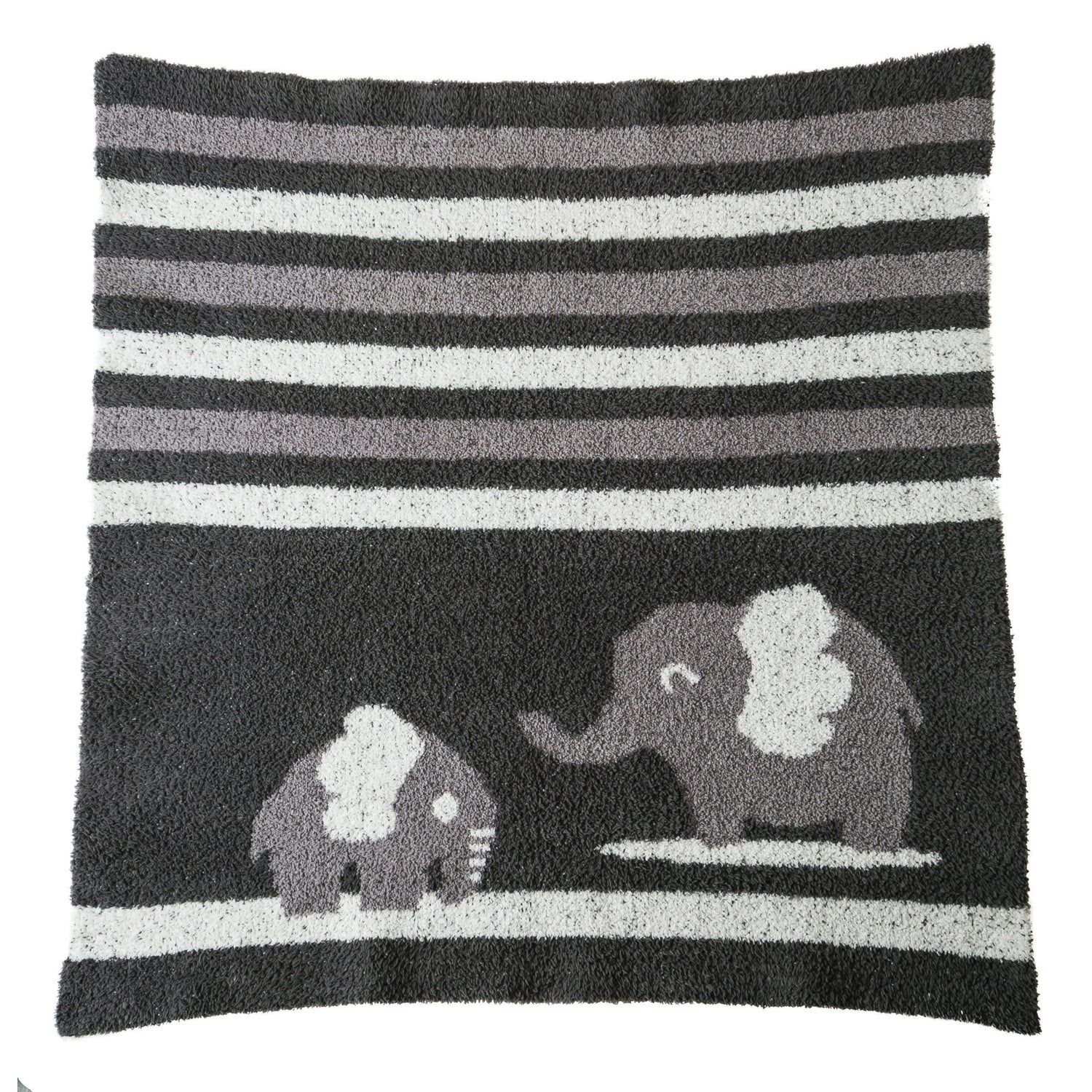 Vie Luxe Charcoal Elephant Blanket