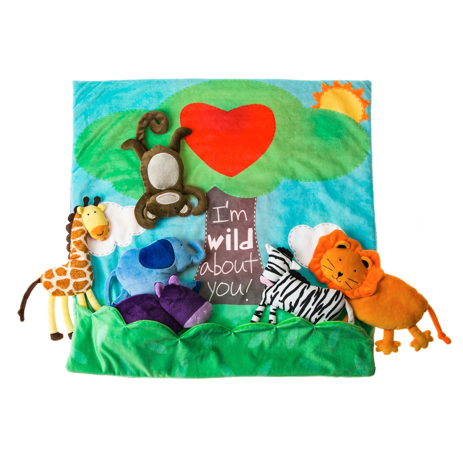 Life in the Jungle Reversible Play Blanket