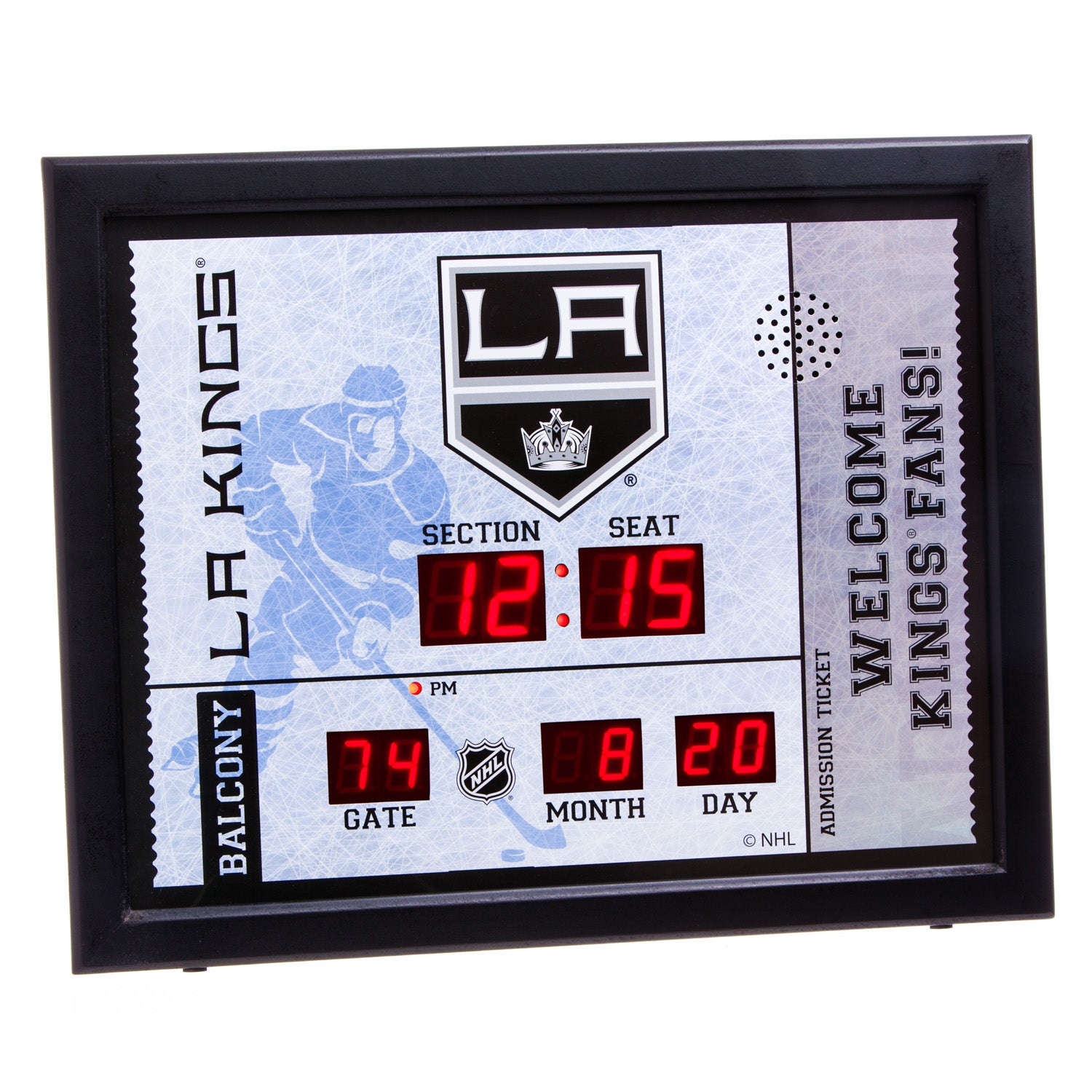 Los Angeles Kings Bluetooth Scoreboard Wall Clock
