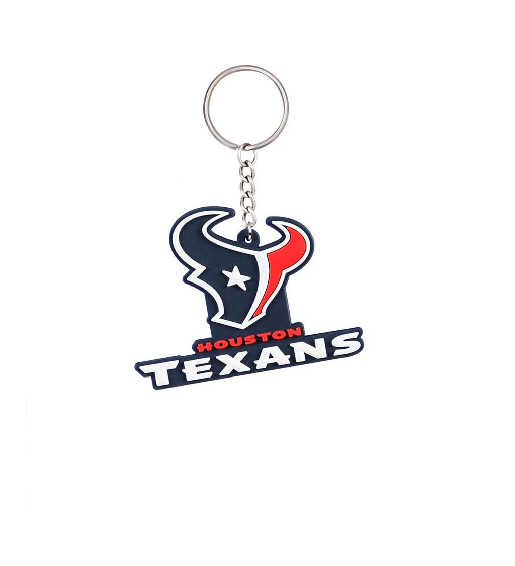 Houston Texans Rubber Keychain